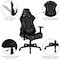 Flash Furniture Gray LeatherSoft Gaming Chair with Reclining Back CH-187230-1-GY-GG - alternate 3